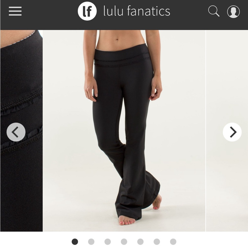Original groove pant ruffle waist band